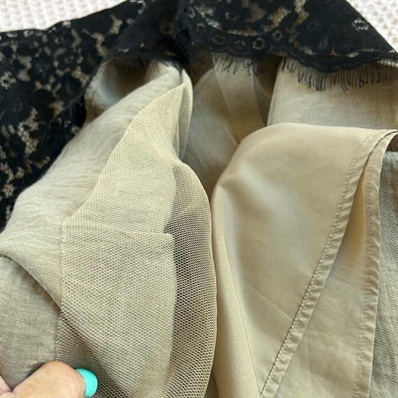 Neiman Marcus Target strapless, black lace whimsigoth holiday mini dress 6 - Picture 12 of 16